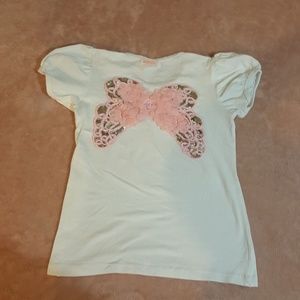Kaiya Eve sequin wing girls top